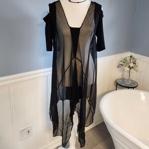 Testimony Over-Dress Sheer
